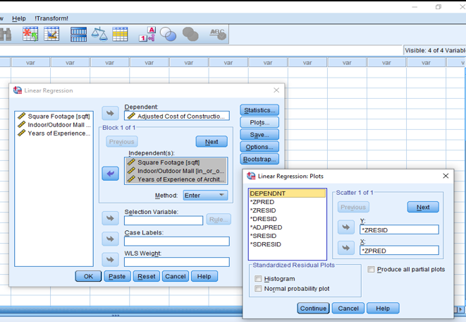 spss plotting